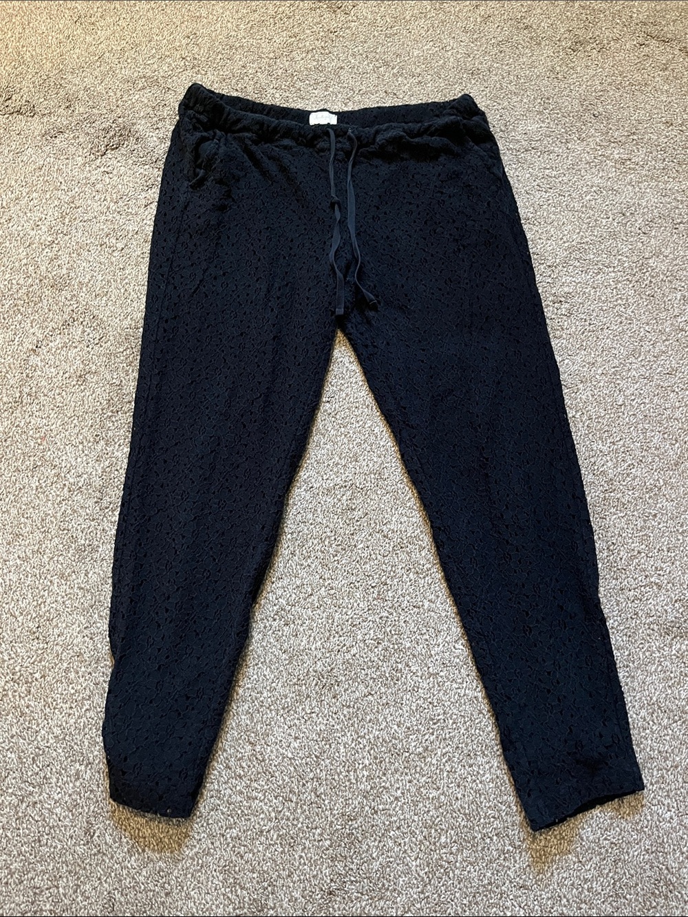 Lou & Grey drawstring straight pants